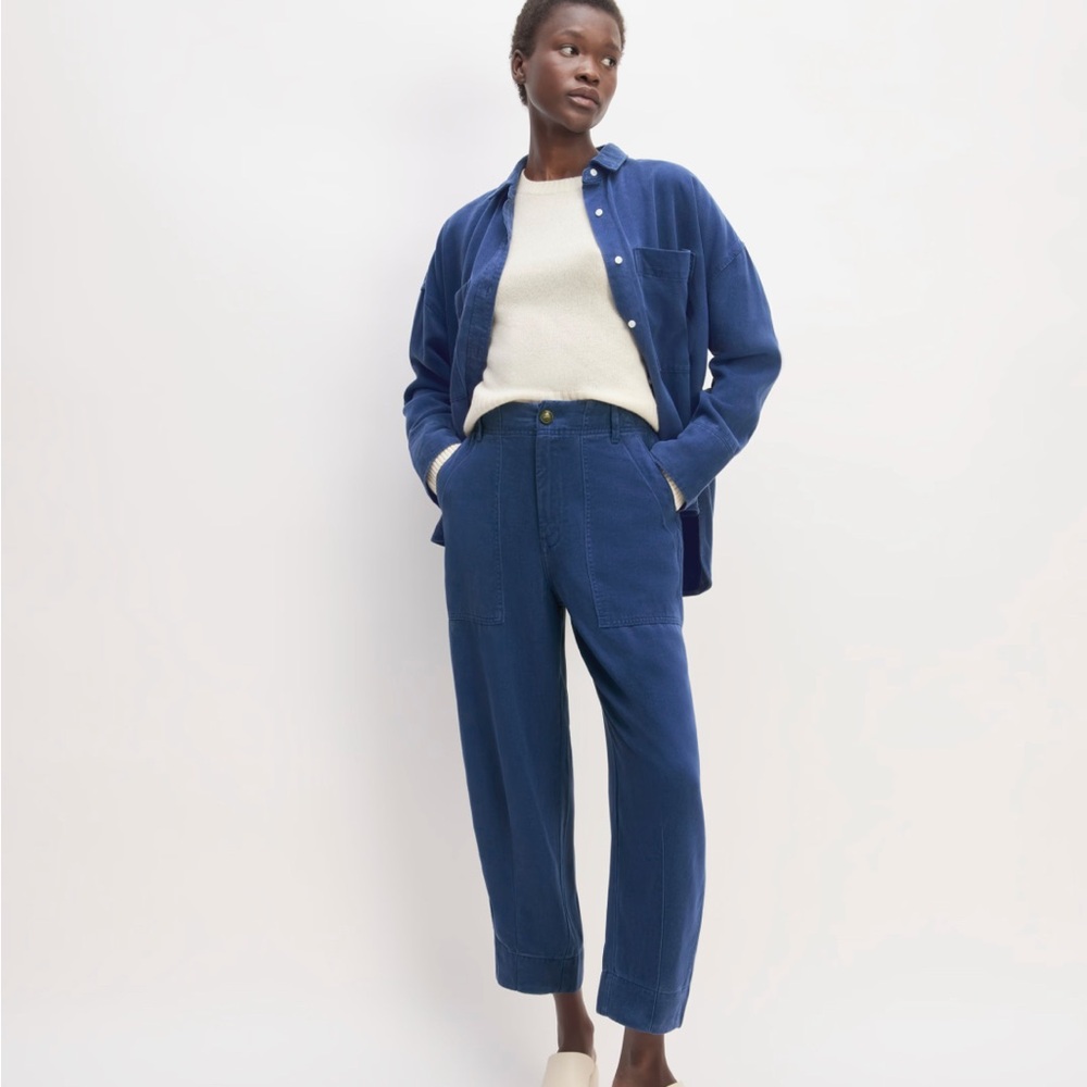 Everlane Utility Pant in Buttersoft Bellwether Blue Size 6